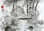 Garden, 30x40, Ink/C, 2009 Garden, 30x40, Ink/C, 2009