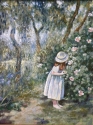 Little girl in the garden, 60 x 50, Canvas, oil, 2009 Little girl in the garden, 60 x 50, Canvas, oil, 2009