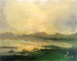 NEBULOUS SCENERY, 40x50, Canvas, oil, 2008
