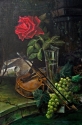 STILL-LIFE WITH A VIOLIN AND A RED ROSE
60 x 40 Canvas, oil, 2005