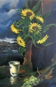 Sunflowers, 60x40, Canvas, oil, 2009