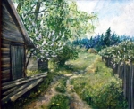 Village Way, 50x60, Canvas, oil, 2009