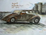 BUGATTI ATALANTA
Aquarell, 1994